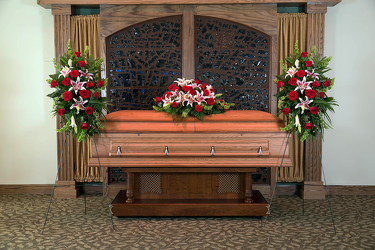 Finest Rememberance Easel Package from Schultz Florists, flower delivery in Chicago