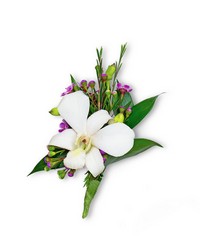 Flawless Boutonniere from Schultz Florists, flower delivery in Chicago