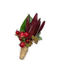Organic Boutonniere from Schultz Florists, flower delivery in Chicago