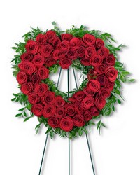 Abiding Love Heart from Schultz Florists, flower delivery in Chicago